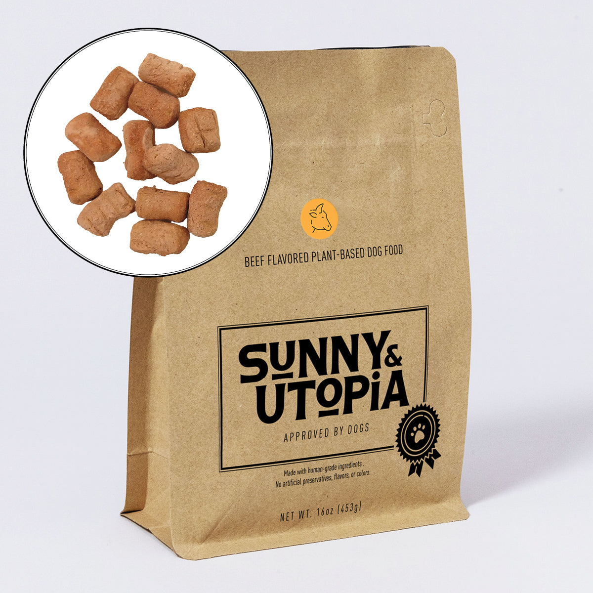 Sunny & Utopia Dog Food: Beef Flavor